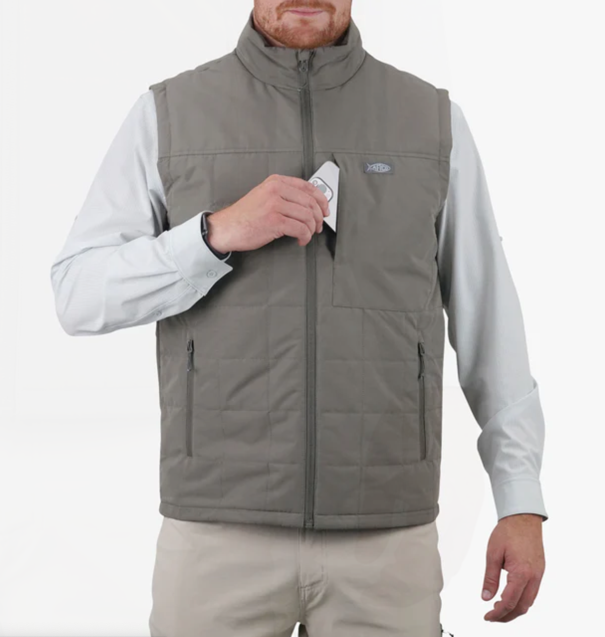 Aftco Men's Crosswind Puff Vest