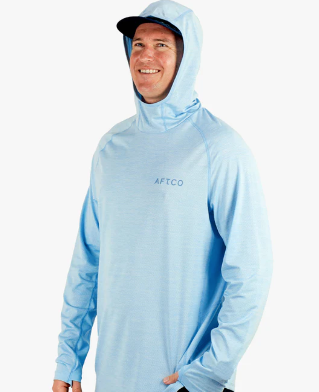 Aftco Men's Adapt Hood L/S Perf Shirt