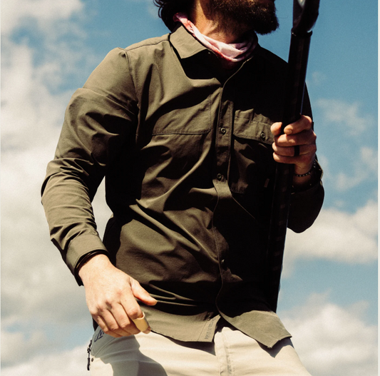 Marsh Wear Apparel Men's Big Pine Field Button Down Shirt