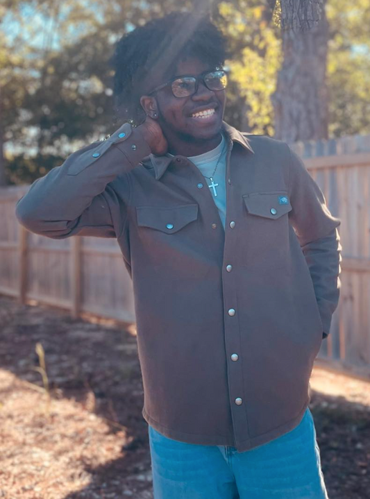 Aftco Men's Stout Button Shacket