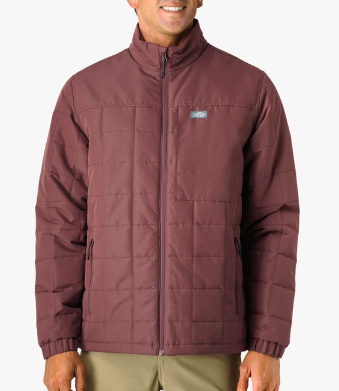 Aftco Men's Crosswind Puff Full Zip Jacket
