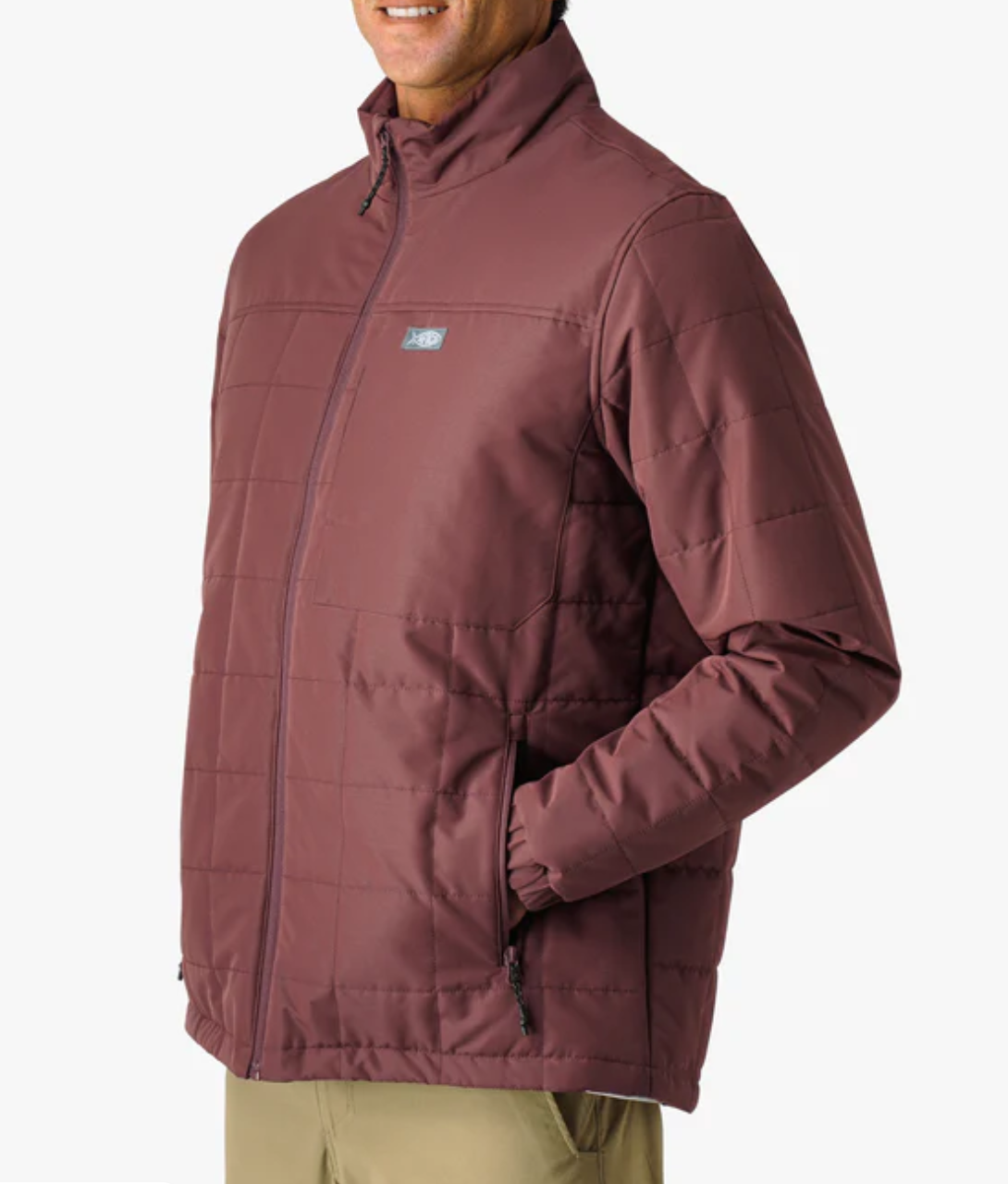 Aftco Men's Crosswind Puff Full Zip Jacket