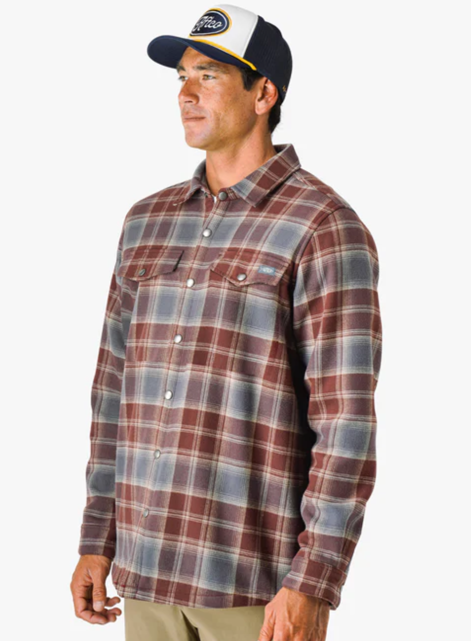 Aftco Men's Stout Button Shacket