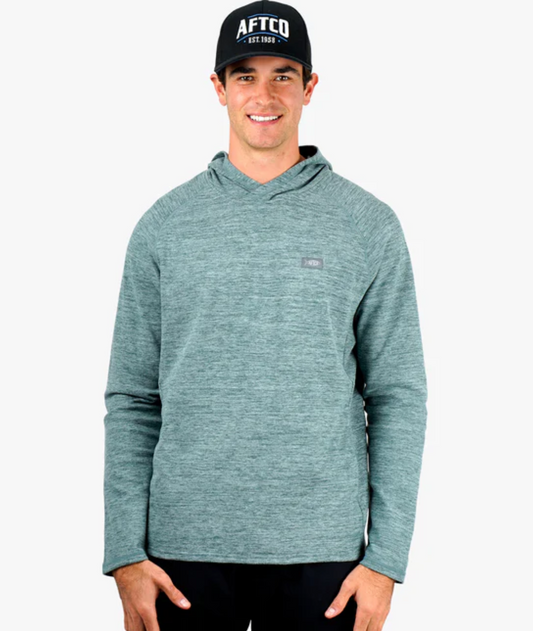 Aftco Men's Coastal Layer Pullover Hooded Jacket