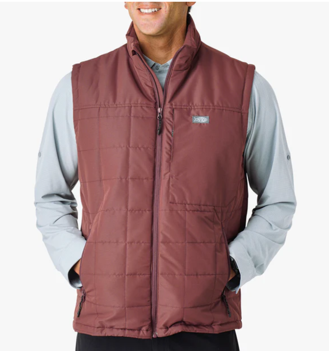 Aftco Men's Crosswind Puff Vest