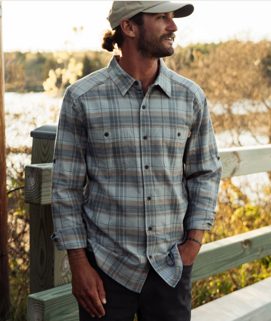 Marsh Wear Apparel Men's Westerly Flannel L/S Button Down Shirt
