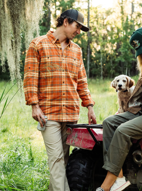 Marsh Wear Apparel Men's Westerly Flannel L/S Button Down Shirt