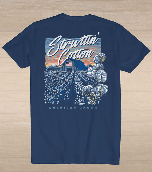Struttin Cotton Youth Cotton Field & Barn S/S TEE Shirt