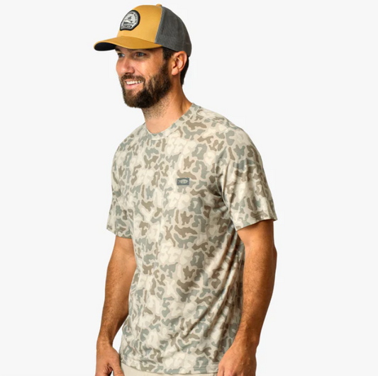 Aftco Men's Ocean Bound Printed Performance S/S Shirt