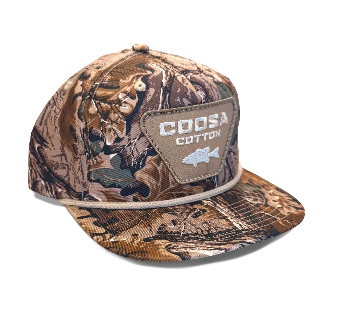 Coosa Cotton The Skiff Rope Snapback Hat