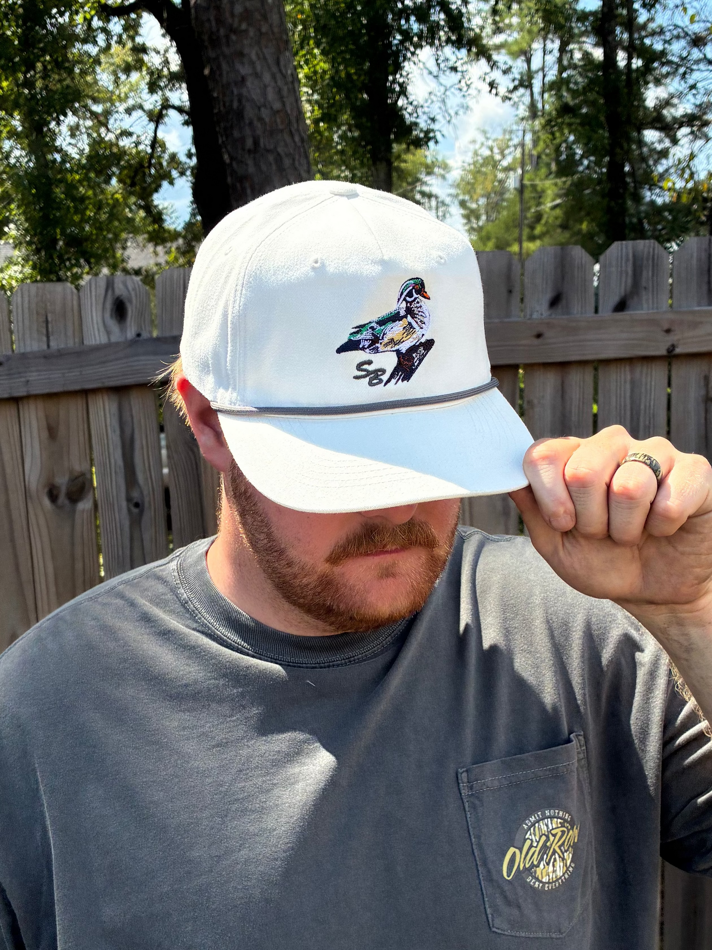 Speckle Bellies SB Wood Duck Rope Snapback Hat