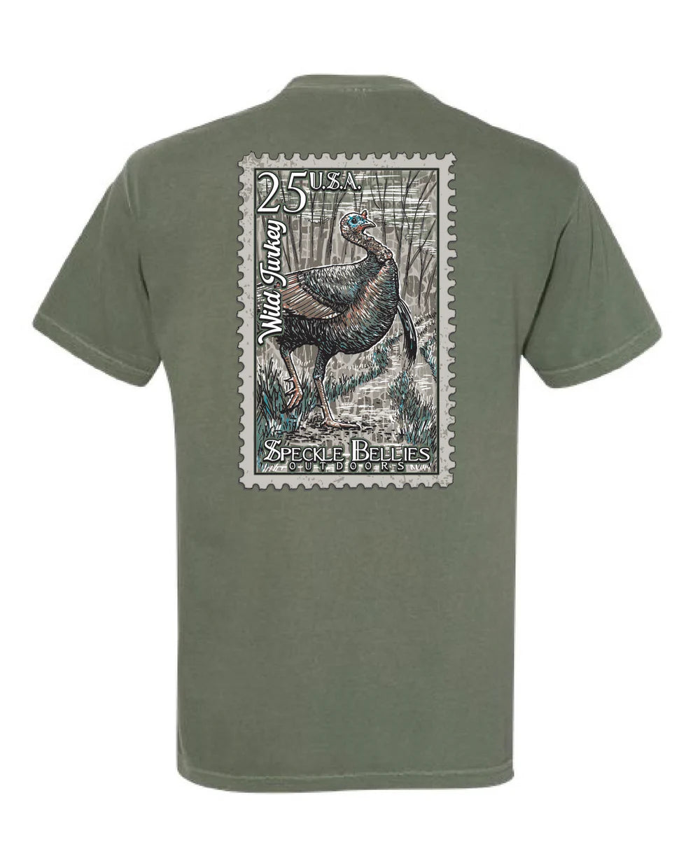 Speckle Bellies Turkey Stamp S/S TEE Shirt