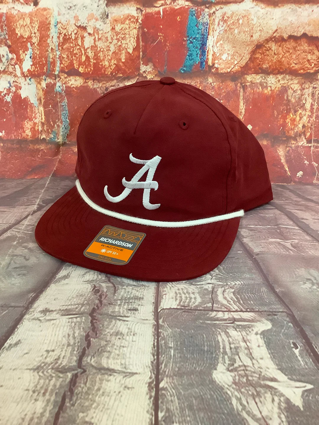 Speckle Bellies Script A Alabama Rope Snapback Hat