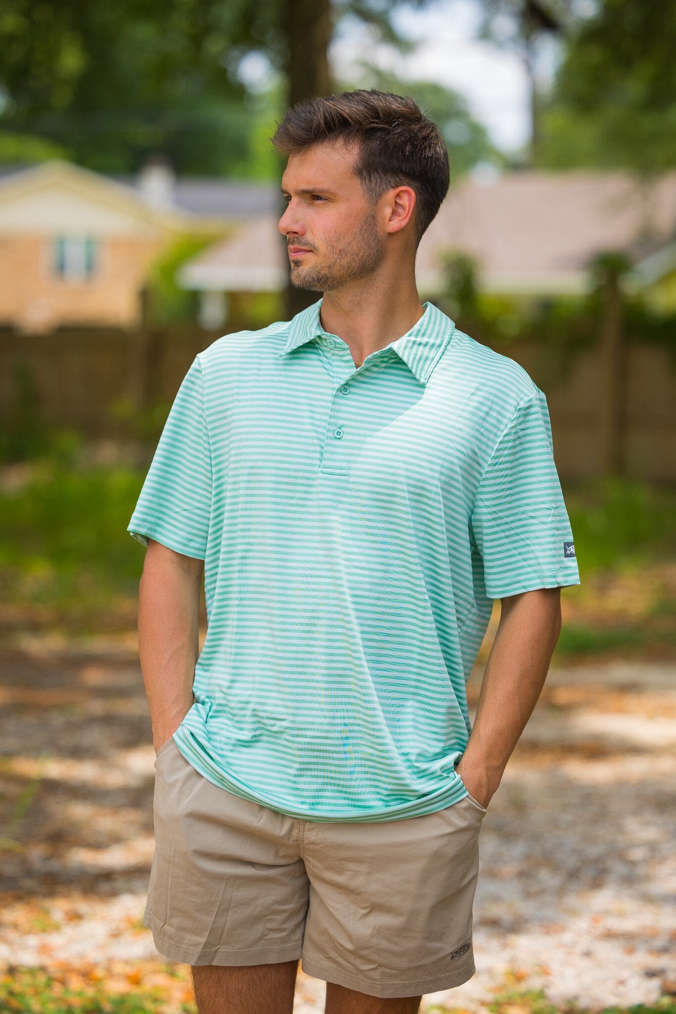 Aftco Men's Link Polo Shirt