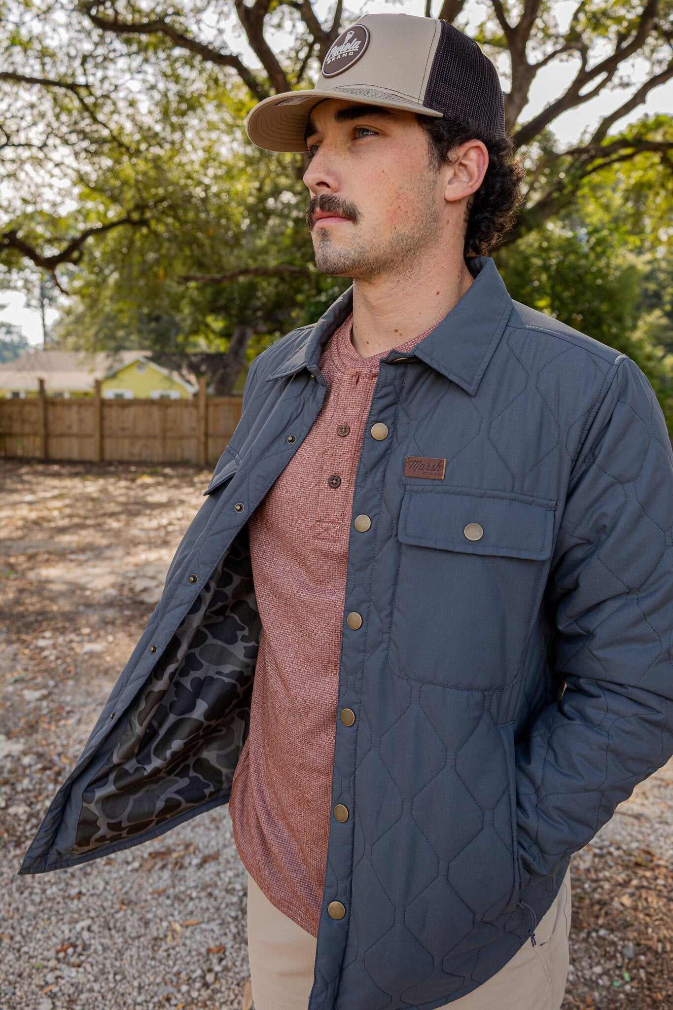 Marsh Wear Apparel Men's Saluda Puff Shacket