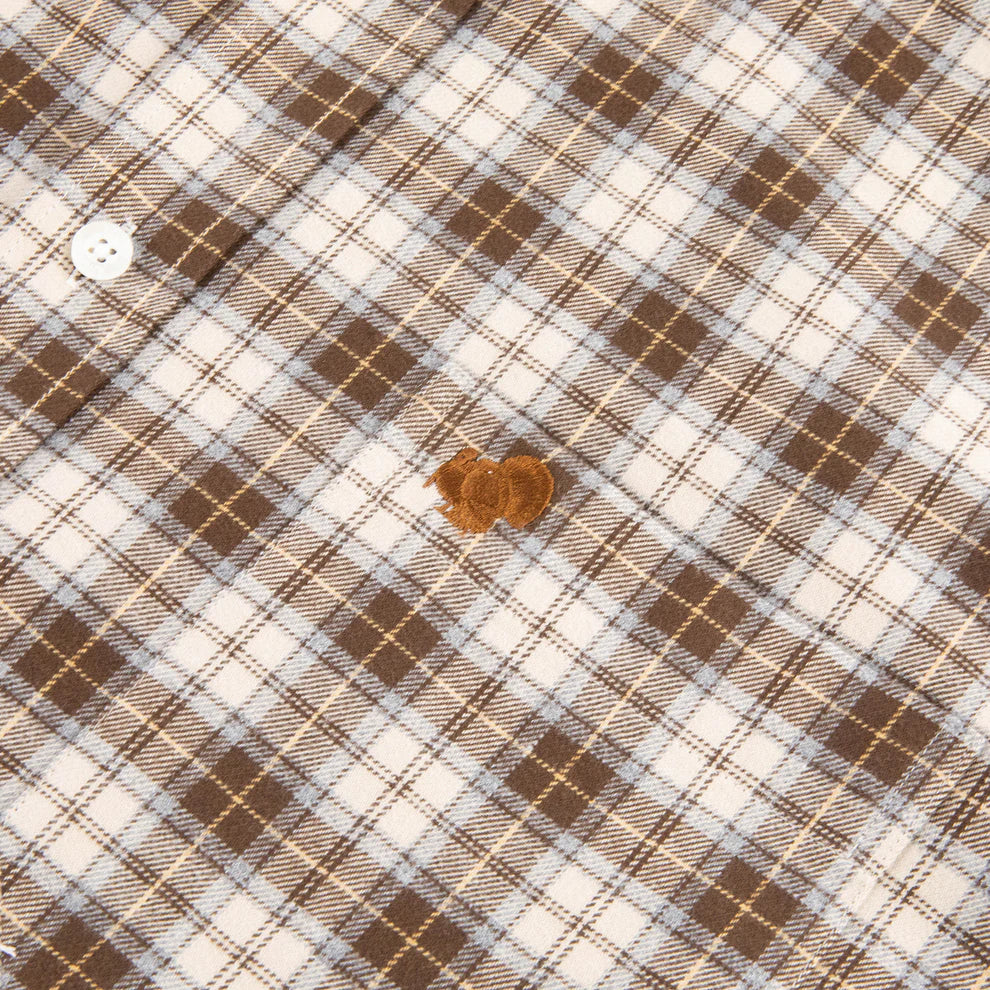 American Strutter Men's Plaid Flannel L/S Button Down Shirt