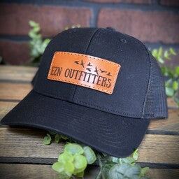 EZN Outfitters Leather Patch Snapback Hat