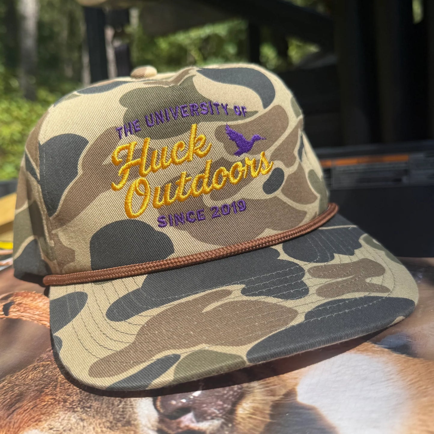 Huck Outdoors University of Huck Outdoors Rope Snapback Hat