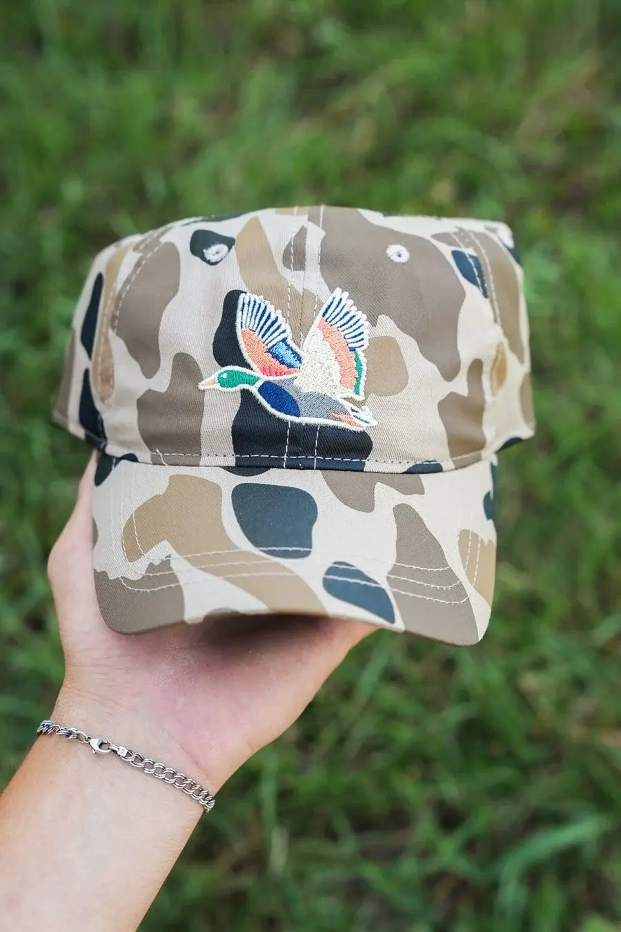 Burlebo Apparel Retro Camo Duck Unstructured Hat