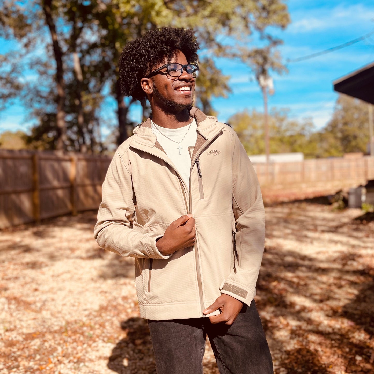 Aftco Men's Reaper Full Zip Softshell Jacket