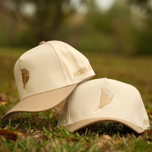 Panola Brand Feather 2 Tone Trucker Snapback Hat