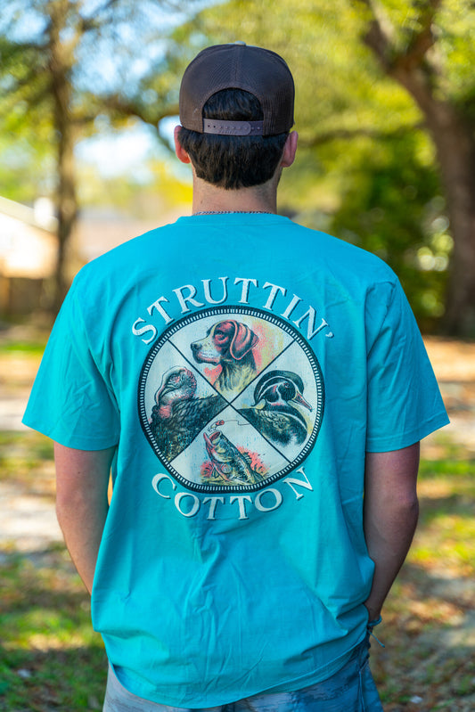 Struttin Cotton Compass Rose S/S TEE Shirt