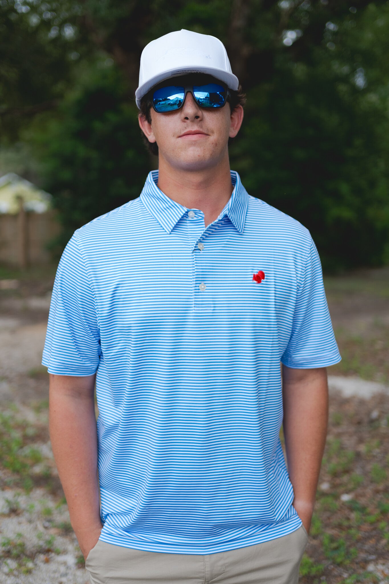 American Strutter Men's Performance Polo Shirt