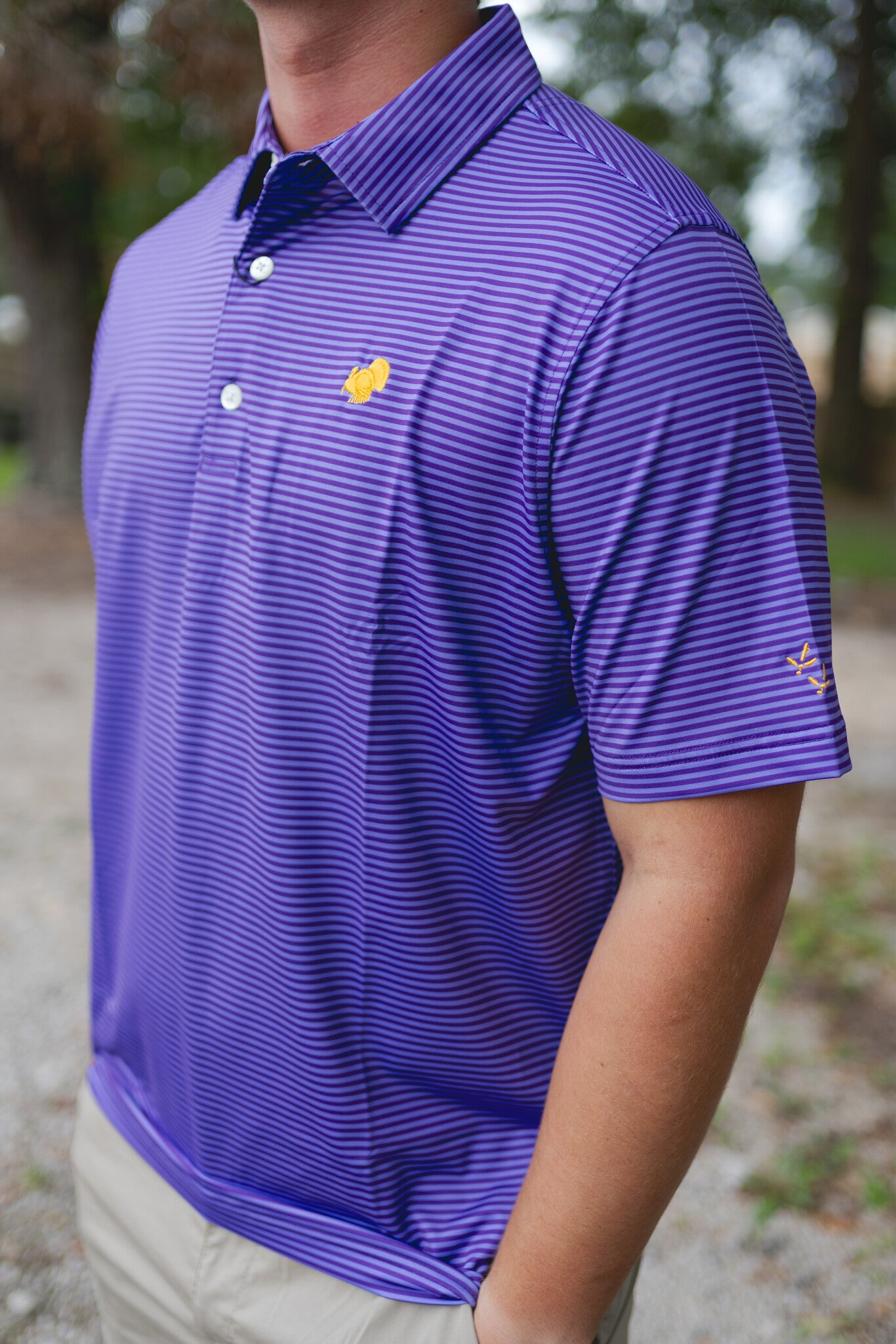 American Strutter Men's Performance Polo Shirt