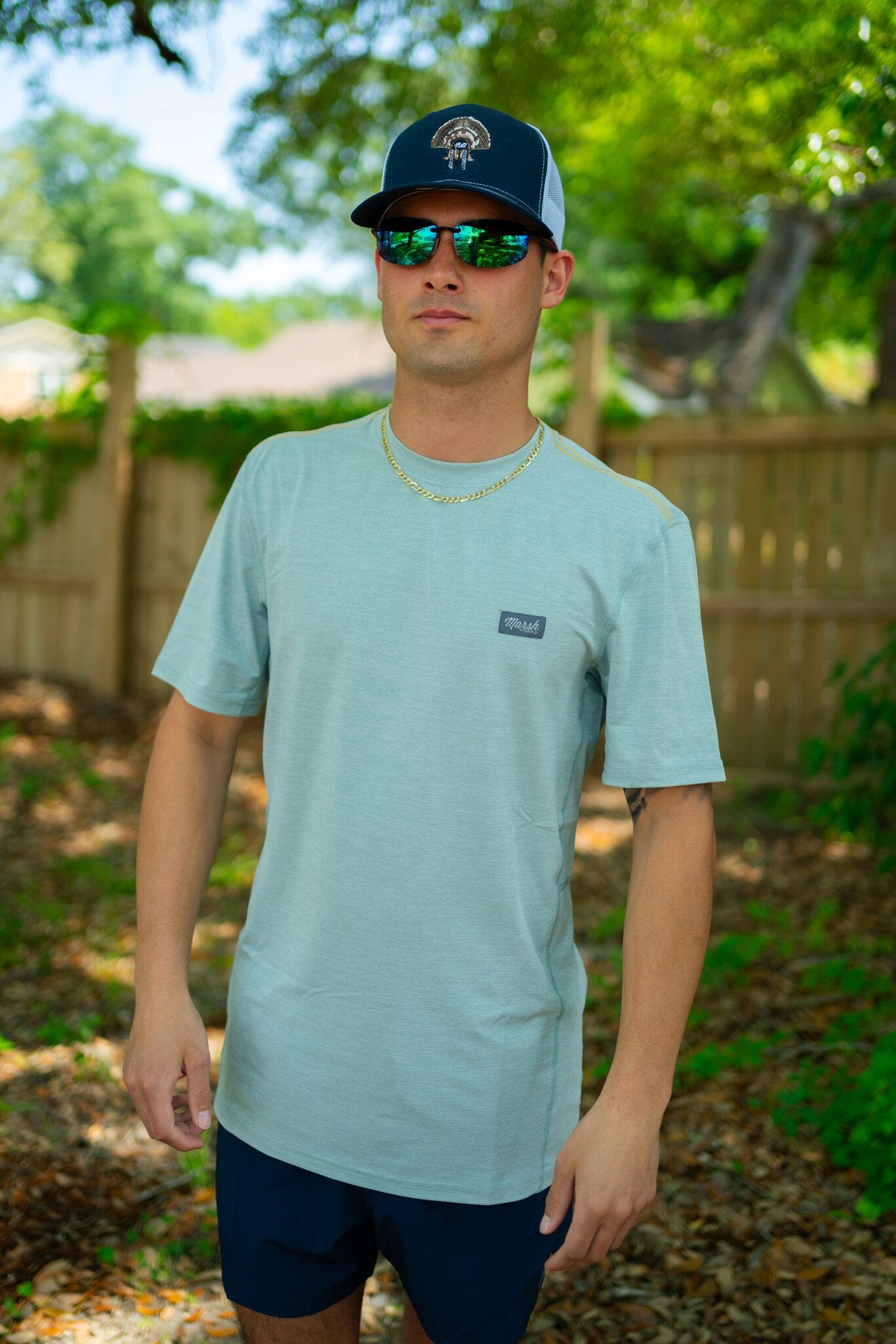 Marsh Wear Apparel Men's High Noon Knitted Performance S/S Shirt