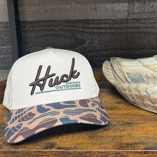 Huck Outdoors Delta Drift Huck Trucker Snapback Hat