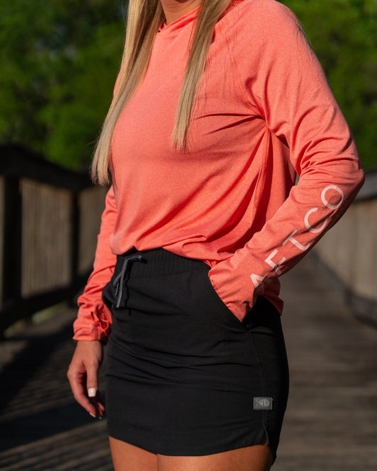 Aftco Women's Samurai Hood Performance L/S Shirt