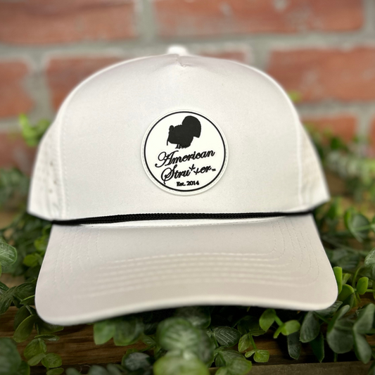 American Strutter Golf Rope Rubber Patch Snapback Hat