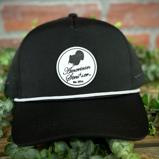 American Strutter Golf Rope Rubber Patch Snapback Hat