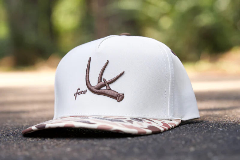 Freak Outdoors Telluride Antler Puff Embroidered Snapback Hat