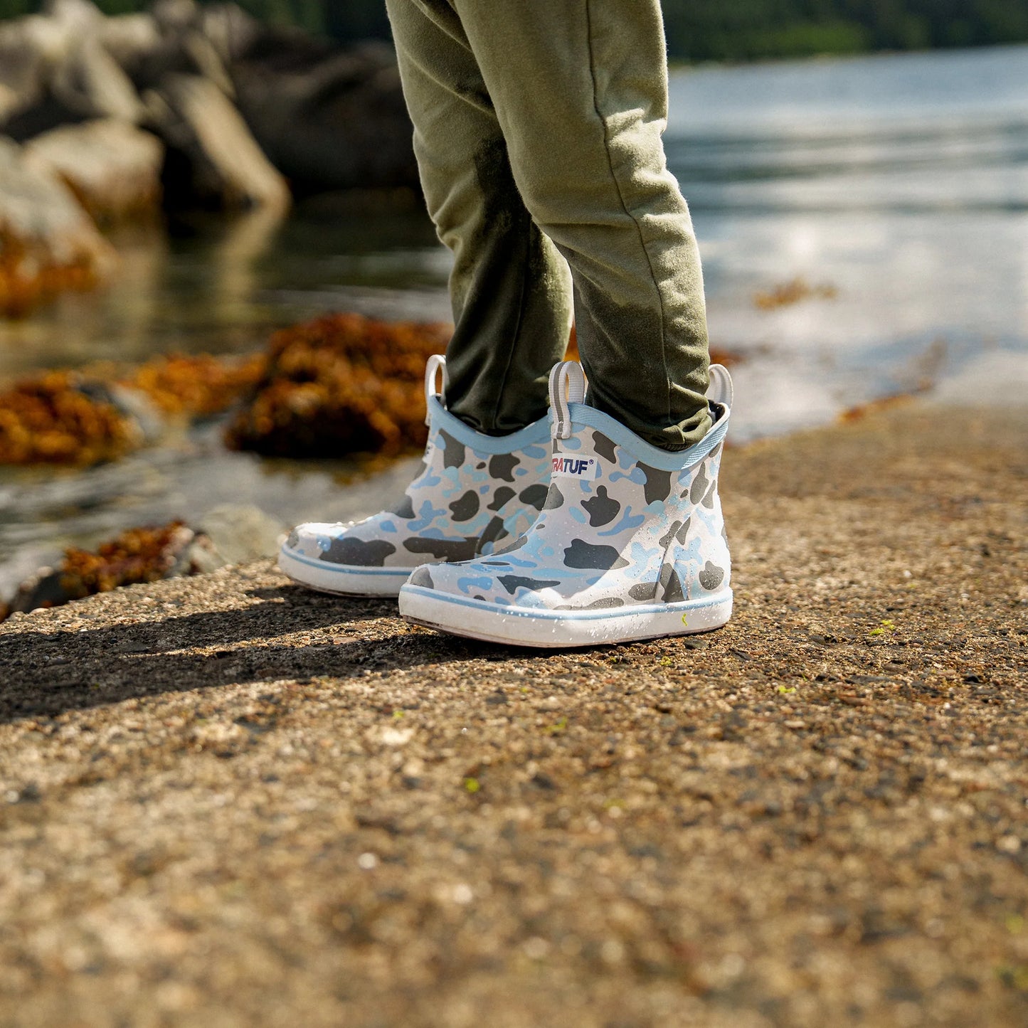 XtraTuf Youth Little/Big Kids Ankle Deck Boot