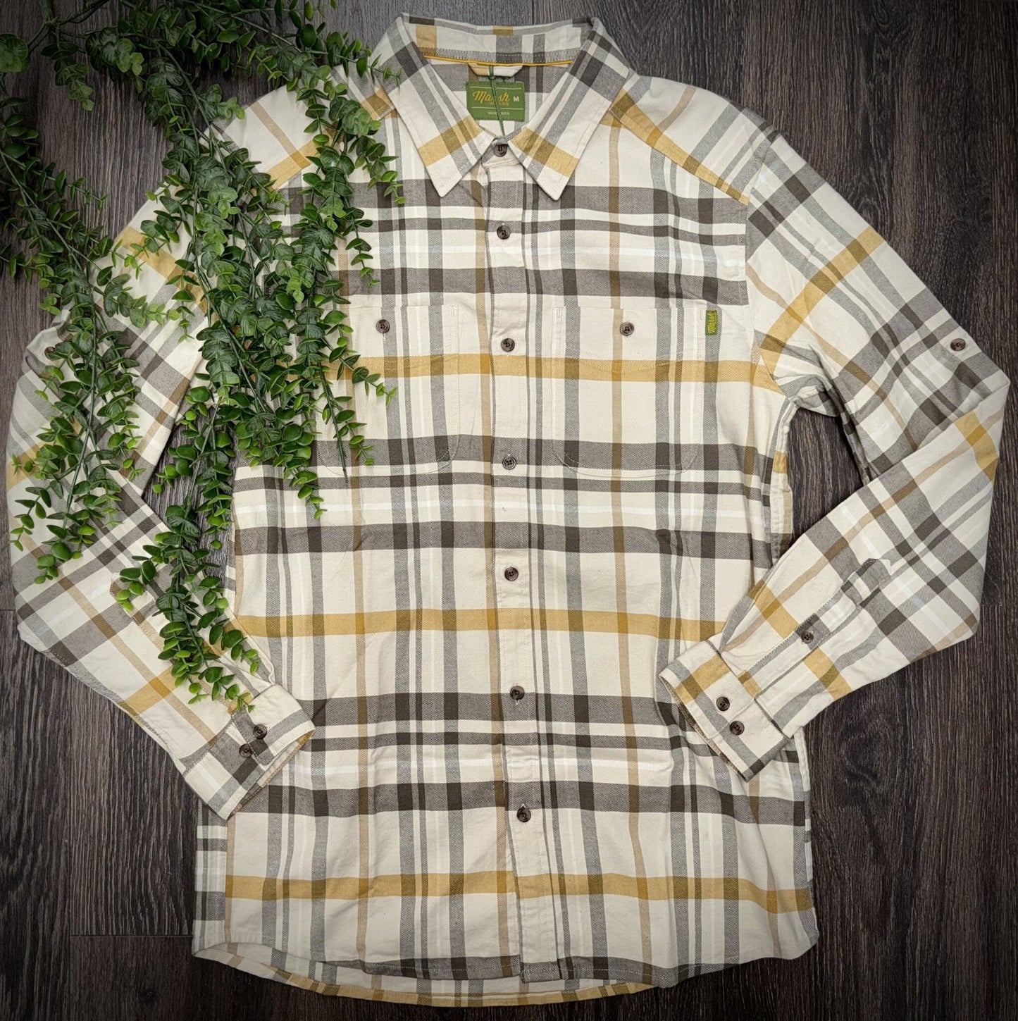 Marsh Wear Apparel Men's Westerly Flannel L/S Button Down Shirt