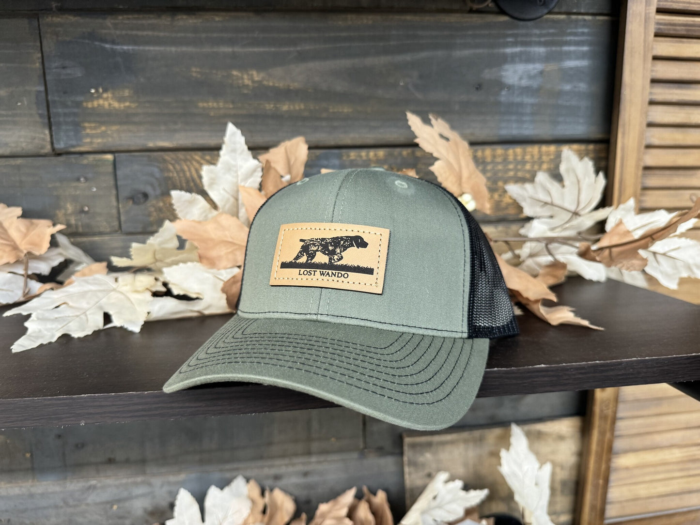 Lost Wando GSP Pointer Leather Patch Snapback Hat