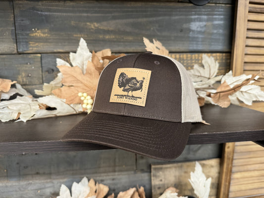 Lost Wando Turkey Leather Patch Snapback Hat