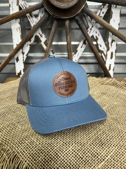 Aftco Men's Lemonade Leather Patch Snapback Hat