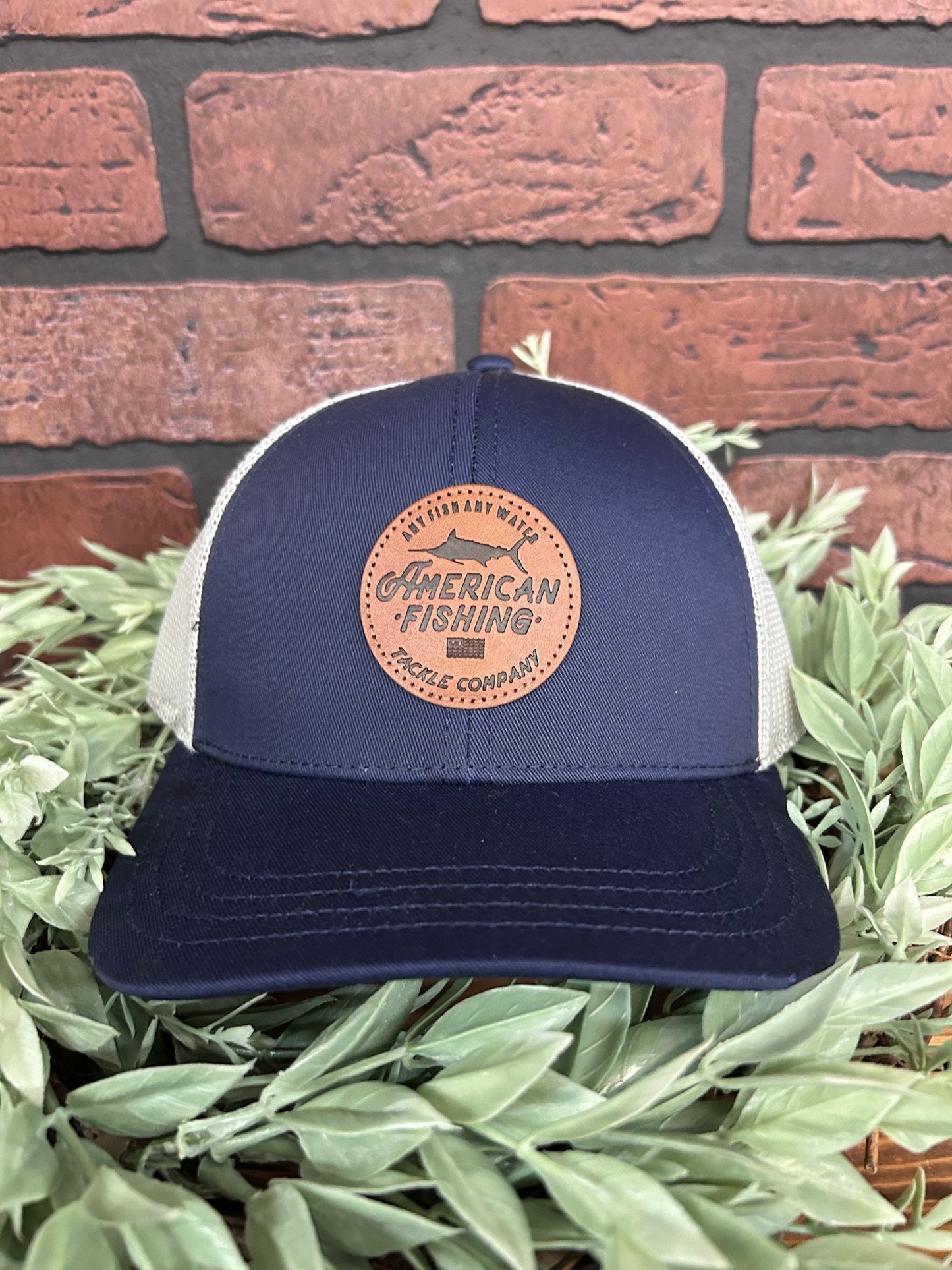 Aftco Youth Lemonade Leather Patch Trucker Snapback Hat