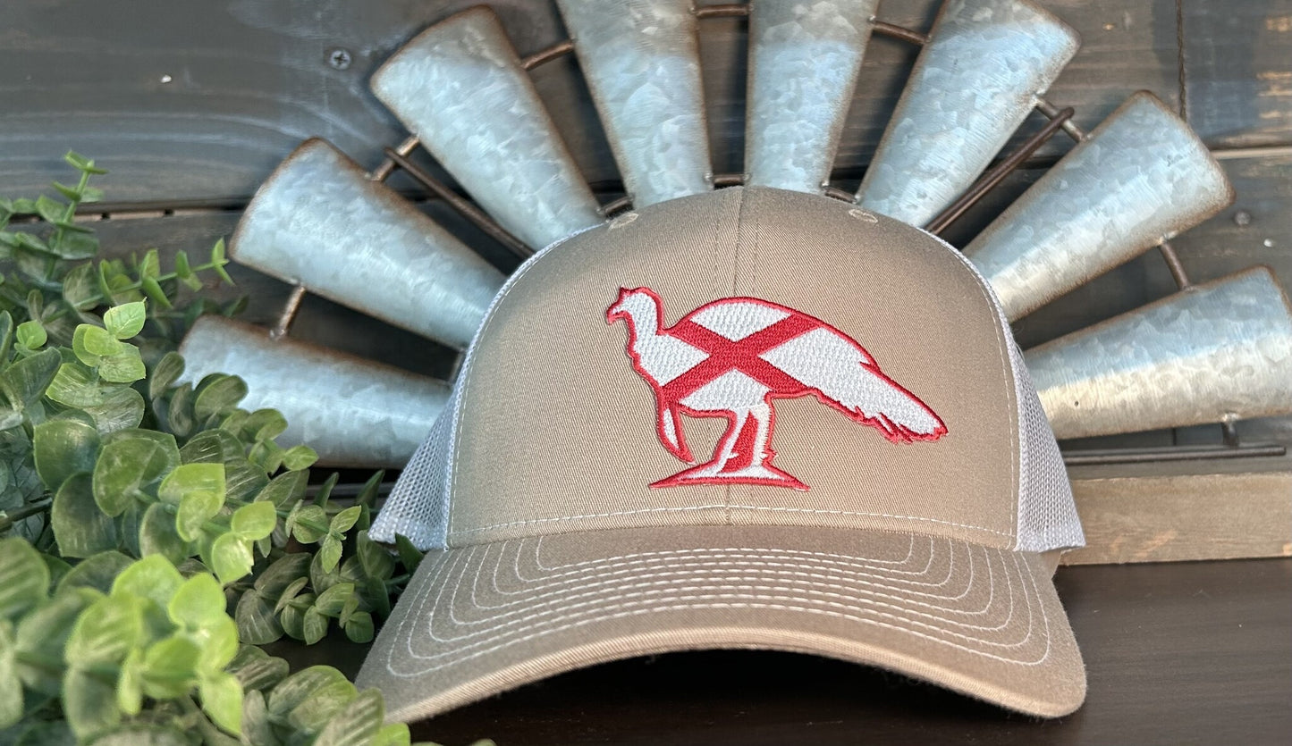 Dixie Fowl Company AL Wary Tom Turkey Snapback Hat