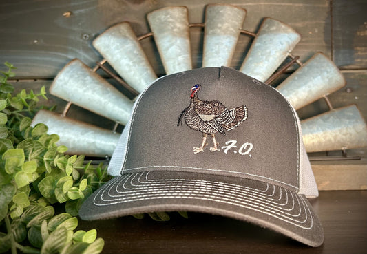 Freak Outdoors Walking Turkey Embroidered Snapback Hat