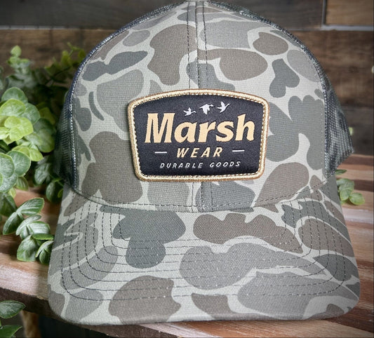 Marsh Wear Apparel Men's Formation Patch Trucker Snapback Hat