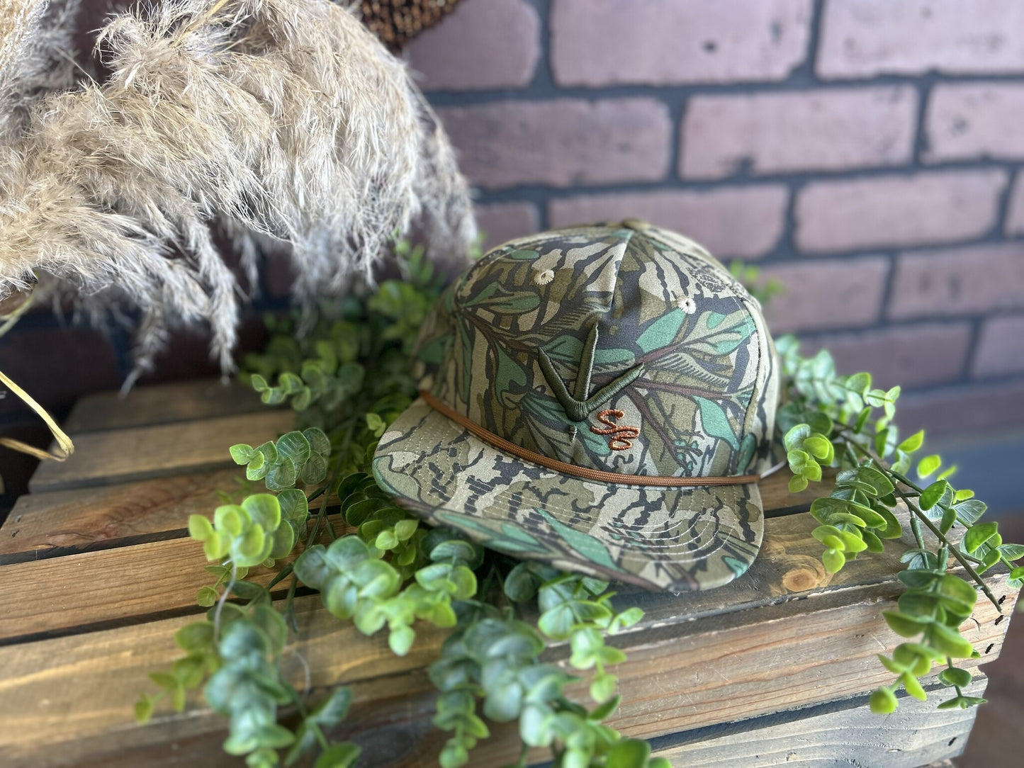 Speckle Bellies Turkey Track SB Rope Snapback Hat