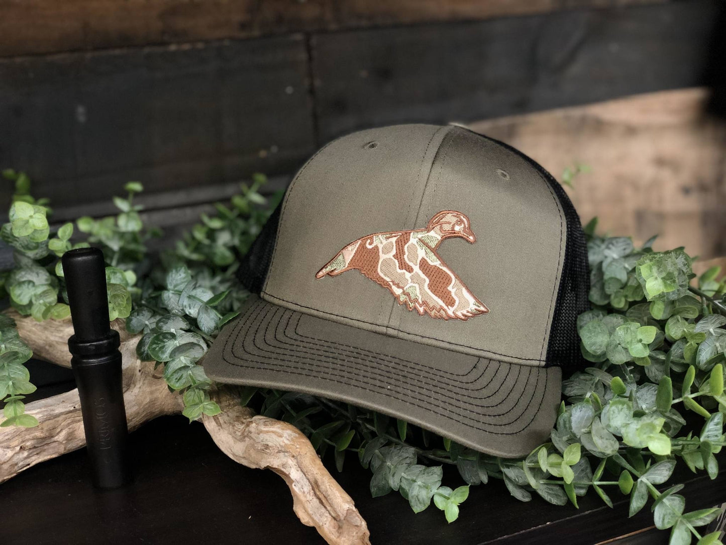 Dixie Fowl Hat Co. DFC Old School Camo Woodie Snapback Hat