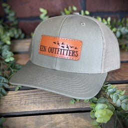 EZN Outfitters Leather Patch Snapback Hat