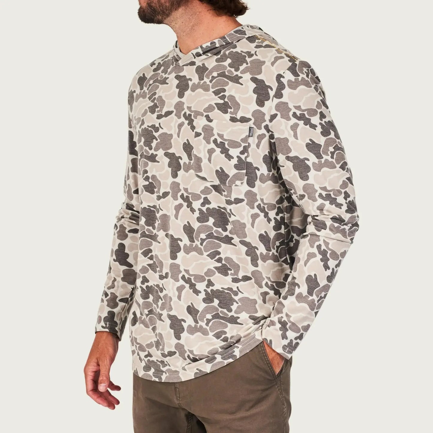 Marsh Wear Apparel Men's Buxton Hagood Hood Knitted Performance L/S Shirt