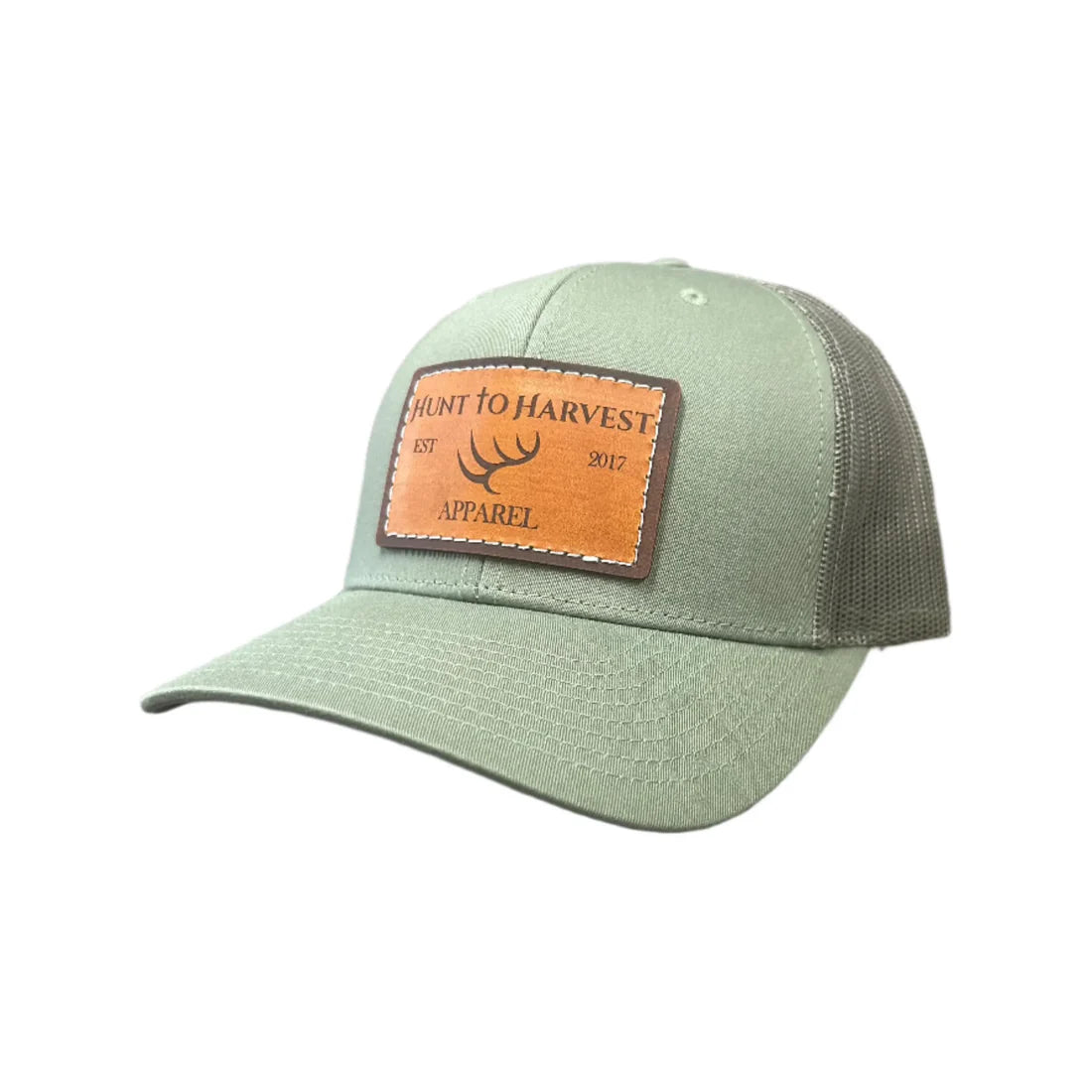 Hunt to Harvest Leather Patch Snapback Hat