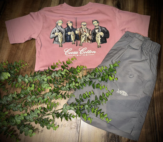 Coosa Cotton Youth Mt. Rushmore S/S TEE Shirt