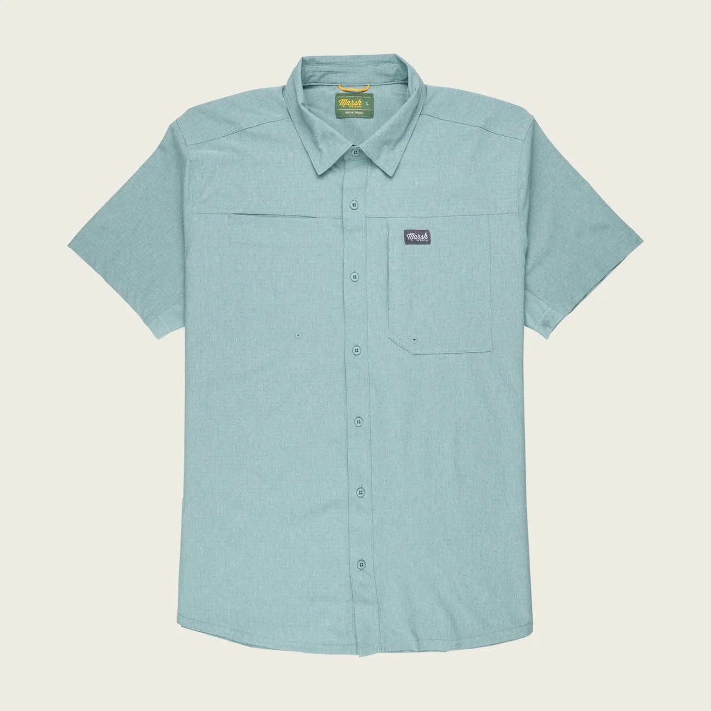 Marsh Wear Apparel Men's Lenwood Printed S/S Button Down Shirt